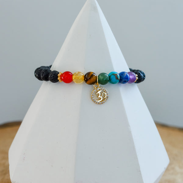 Bracelet Om et chakras