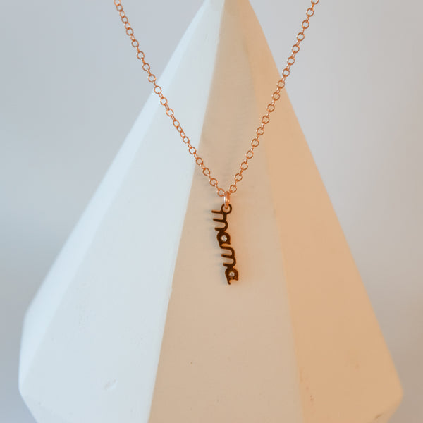 Collier MAMA rose