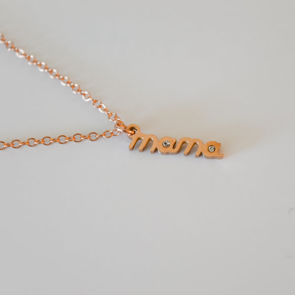 Collier MAMA rose