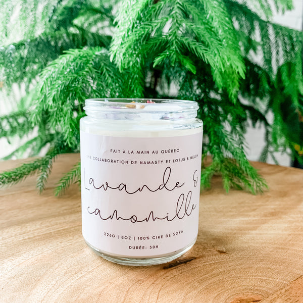 Bougie artisanale - Lavande & Camomille