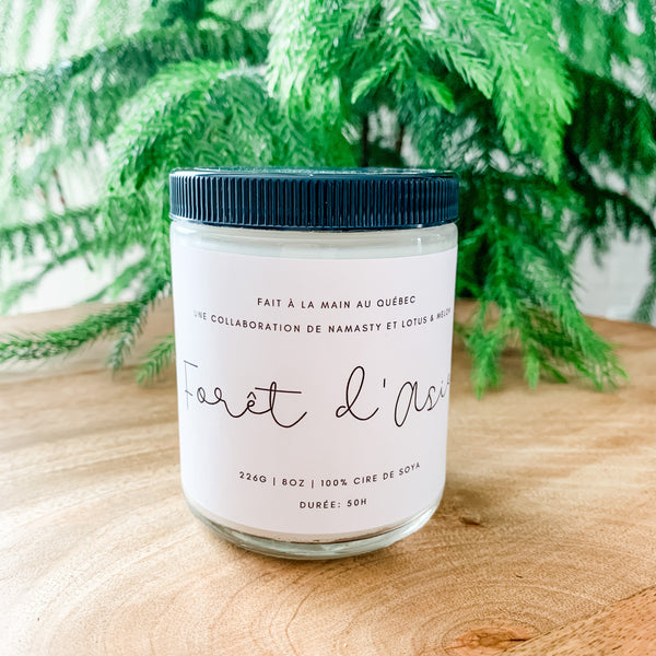Bougie artisanale - Forêt d’Asie