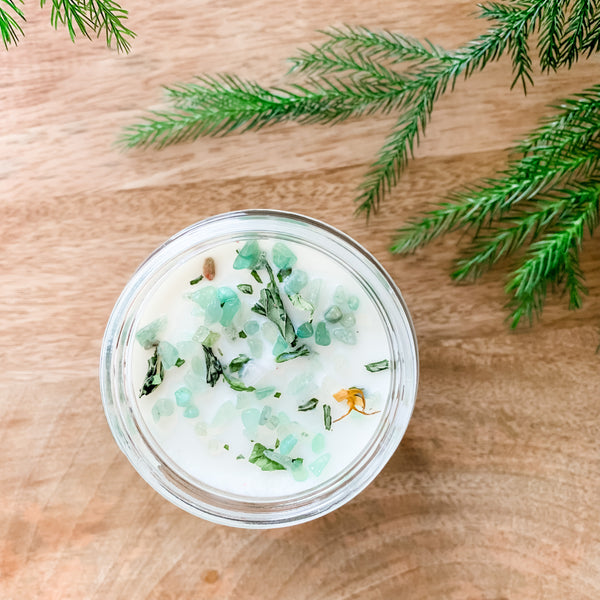 Bougie artisanale - Eucalyptus et menthe