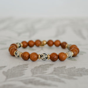 Bracelet Dalmatien (bois)