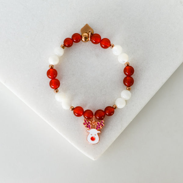 Bracelet RENNE AU NEZ ROUGE